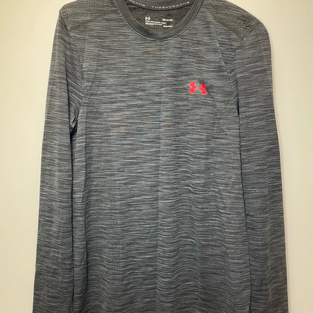 Under Armour Mens Threadborne Seamless Long Sleeve T-Shirt Size S - Picture 5 of 8
